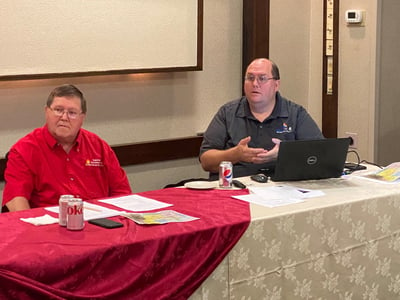 Tom Dake Sr. and Tom Dake Jr., from Superior Insulation, were featured presenters at the LMCT Firestop Market Recovery Program.